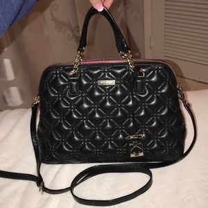 Kate Spade black satchel/crossbody bag